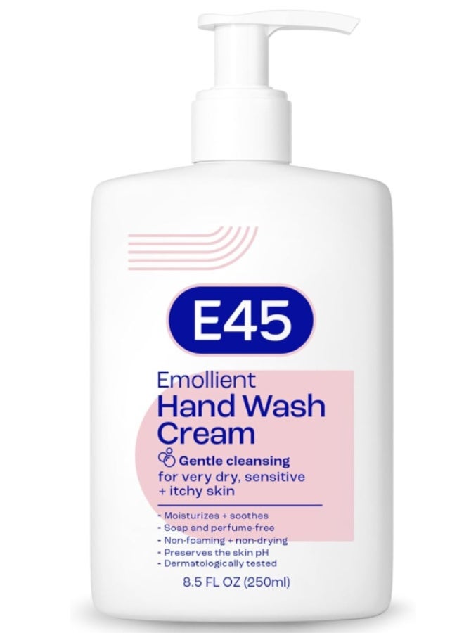 اي45 كريم غسول اليدين المرطب E45 سعة 250 مل - Image 1